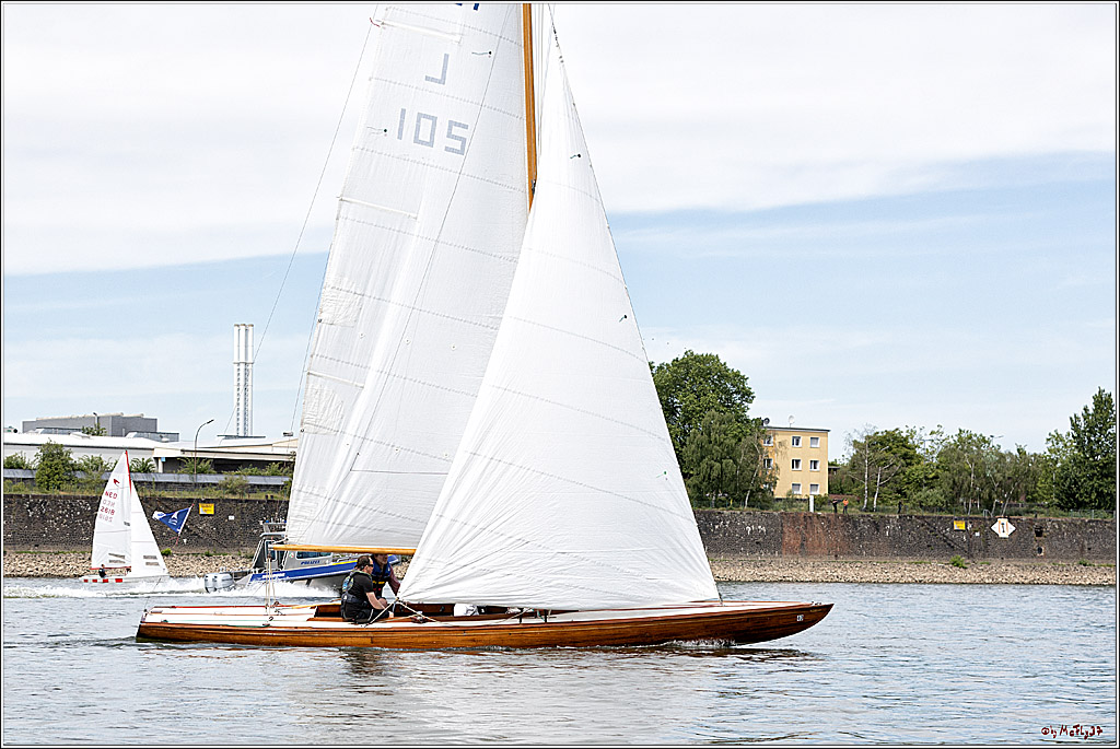 100 Jahre Rheinwoche 2022 - 1. Wettfahrt Porz - Hitdorf, 03.06.2022,